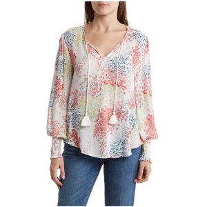 LUCKY BRAND Printed Top Blouse